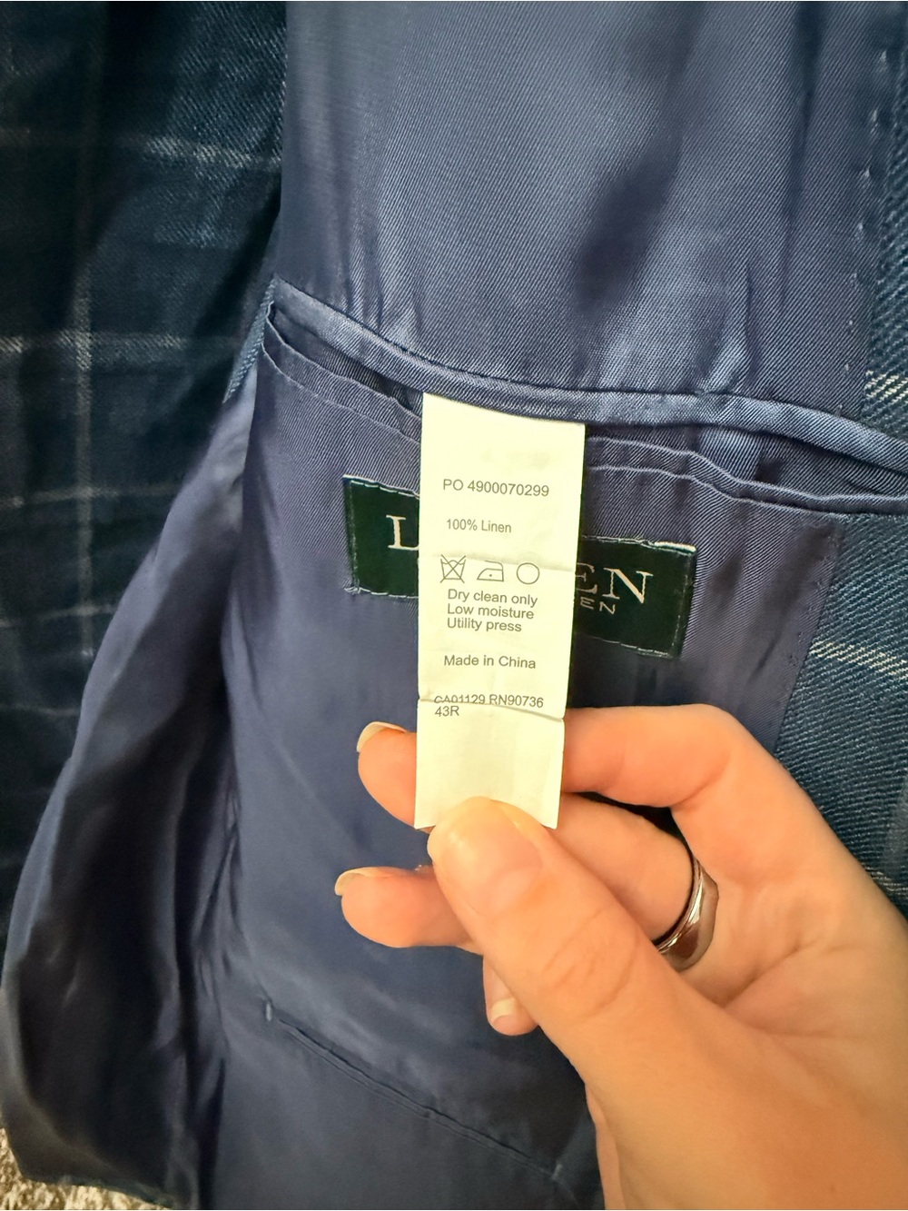 Ralph Lauren Windowpane Sport Coat - Picture 3 of 5